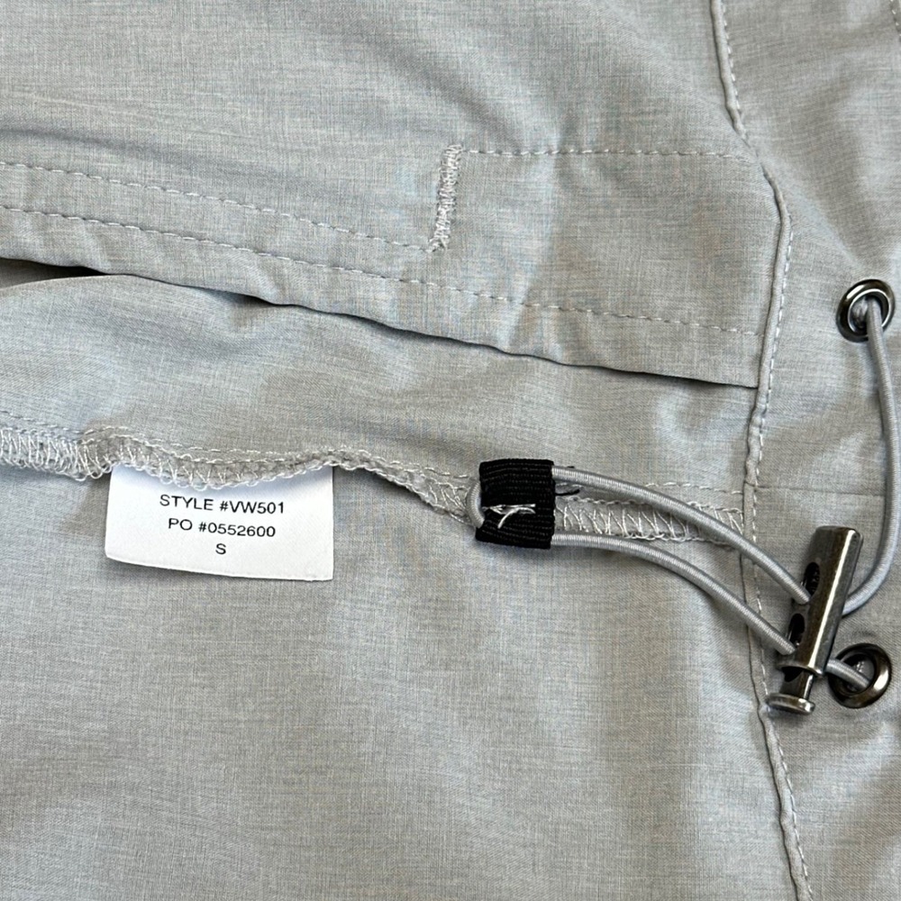 Vuori Womens Outdoor Tranier Shell Jacket Small Gray Hooded Full Zip Windbreaker - Picture 6 of 10